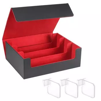 Магнит для колоды, слот для дисплея, разделительная доска со стопором для карт, чехол для коллекционных карт, чехол для карт, ящик для хранения коллекционных карт, который можно использовать для Pokeka MTG и