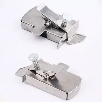 Магнит для швейной машины с фиксированным калибром, металлический магнитный локатор, антизакручивающийся край, вспомогательный инструмент, бытовой магнитный направляющий инструмент для швов