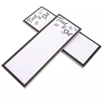 Магнит на холодильник Memo Pad Tear Off Холодильник Доска объявлений Магнитные блокноты Наклейка на продукты as picture