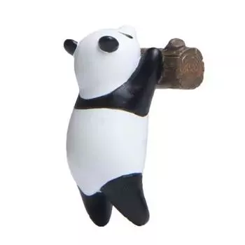 Магнит на холодильник, очаровательная пресмыкающаяся панда, съемная Невыцветающая смола, 3D магнитная статуя на холодильник, украшение для дома A