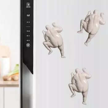 Магнит на холодильник Yousheng Man Butt из смолы, магнит на холодильник с изображением человека, обнаженная фигура, декор для шкафчика на холодильнике кухни белый