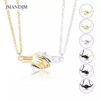 Магнит на ладонь кулон парное ожерелье для мужчин и женщин рукопожатие ключичная цепочка магнитная нишевая ювелирная бижутерия