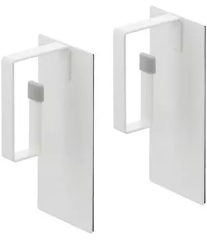 Магнит Yamazaki Jitsugyo рядом со стиральной машиной, вешалка для сетки для белья, белая, Ш7xГ6xВ16 см, тарелка 3584 прибл. белый