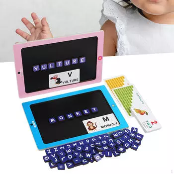 Магнитная алфавитная доска Монтессори игрушка для детей 1 2 3 лет детский сад