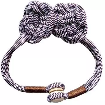 Магнитная деревянная пряжка с плетением веревки, держатель для штор, украшение для дома