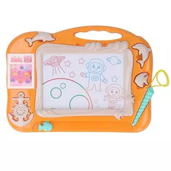 Магнитная доска для рисования Многофункциональная доска для раннего обучения, красочная скользящая доска для стирания рисунков для детей