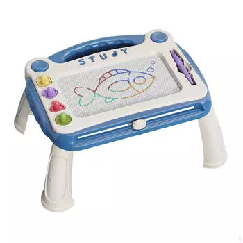 Магнитная доска для рисования, планшет для рисования, для малышей 23 лет, подарки, синие съемные ножки Blue