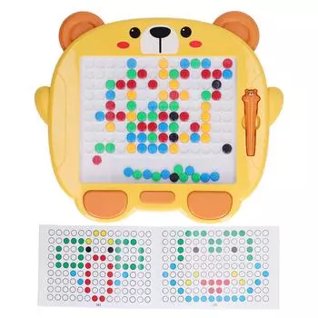 Магнитная доска для рисования с точками, магнитная доска для рисования с ручкой для детей и подростков