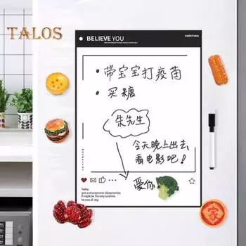 Магнитная доска для записей с маркером для белой доски, поверхность для сухого стирания, многоцелевой сильный магнит, белая доска для напоминаний C