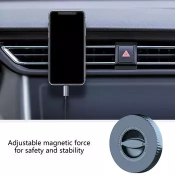 Магнитная головка для автомобильного крепления телефона, универсальный 17 мм шаровой шарнир, магнитный держатель телефона, аксессуары