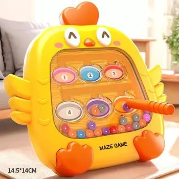 Магнитная игра-головоломка доска ручка перемещение бусин Монтессори сортировка по цветам сопоставление чисел сенсорная игра развивающие игрушки для детей