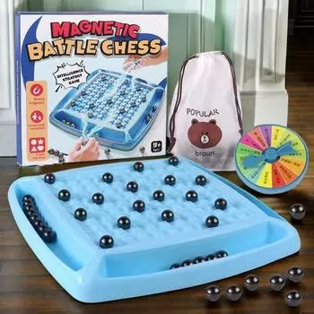 Магнитная игра в шахматы, интерактивный магнитный набор настольных игр, детские развивающие игрушки, забавная настольная магнитная игра для детей и взрослых