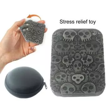 Магнитная игрушка-непоседа EDC, избавляющая от скуки на кончиках пальцев чёрный