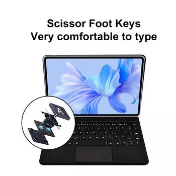 Магнитная интеллектуальная клавиатура с левитацией для планшета BT 5.2 Magic Control Keyboard с возможностью подзарядки Type-A 11-inch чёрный