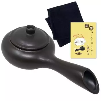 Магнитная кастрюля для микроволновки, кофемолка, 600 куб. см. В комплект входит руководство, подставка для кастрюли, черное полотенце