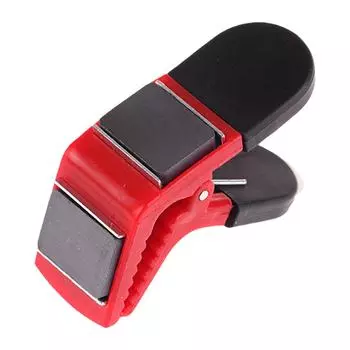 Магнитная кисть с мягкой щетиной и эргономичной ручкой, экономящая место кисть для удобного захвата и легкого хранения красный