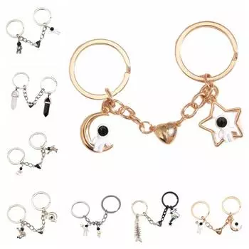 Магнитная кнопка, магнитный брелок для космонавта, космонавт, магнитный брелок для ключей, подарки другу 07 style 1 pair