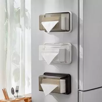 Магнитная коробка для салфеток, настенное крепление, держатель для туалетной бумаги большой емкости, многофункциональный диспенсер для салфеток для ванной комнаты, кухни, бытовые принадлежности кофейный