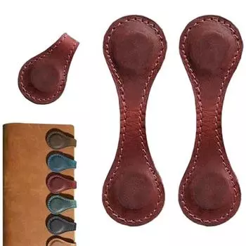 Магнитная кожаная закладка Закладка ручной работы Креативная подставка для книг Memo Mark wi