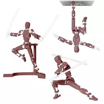 Магнитная кукла с 13 шарнирами, подвижная кукла, игрушка, манекен 4-го поколения, самодельная кукла, уменьшающаяся полностью One Size