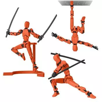 Магнитная кукла с 13 шарнирами, подвижная кукла, игрушка, манекен 4-го поколения, самодельная кукла, уменьшающаяся полностью One Size