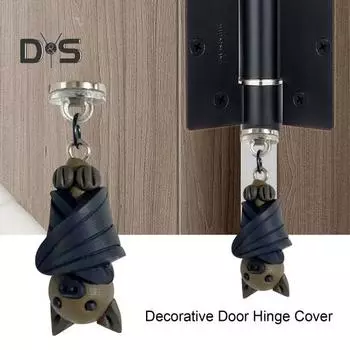 Магнитная летучая мышь шарнирная головка украшение мини винтажная фигурка животного статуэтка скульптура домашний офис шкаф полка шарнирная головка украшение для дома серый