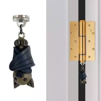 Магнитная летучая мышь шарнирная головка украшение мини винтажная фигурка животного статуэтка скульптура домашний офис шкаф