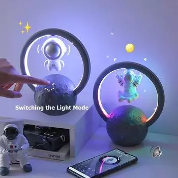 Магнитная левитация Caixa De Som Bluetooth-динамик Астронавт Мини-звуковая коробка Радио Открытый беспроводной сабвуфер Портативный аудио