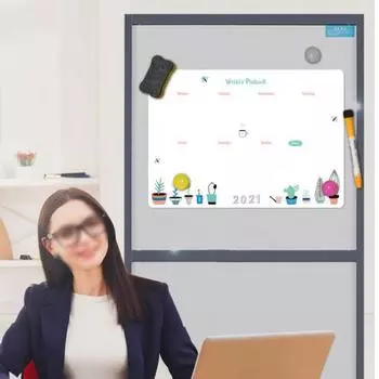 Магнитная мягкая доска, полезная, липкая, складная, легко стираемая наклейка-календарь, товары для дома A