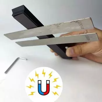 Магнитная основа, алмазный точильный камень для точилки для ножей, фиксированный угол, основание для точильного камня для точилки для ножей Magnets красный