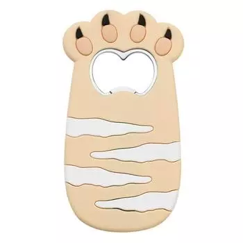 Магнитная открывалка для бутылок пива, силиконовая открывалка для бутылок пива, форма кошачьих когтей, газированные напитки, открывалка для пивных бутылок, магнит на холодильник для женщин и мужчин, подарок