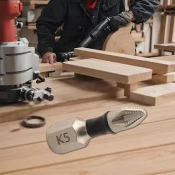 Магнитная отвертка из легированной стали для длинных сверл PH2 с противоскользящим покрытием