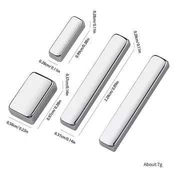 Магнитная палочка для ногтей «кошачий глаз» 4 комбинированных магнита для УФ-геля с эффектом 3D-полосок, многофункциональная магнитная доска для дизайна ногтей