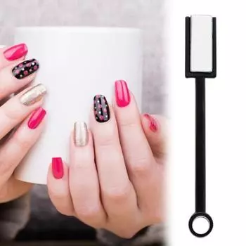Магнитная палочка для ногтей, многофункциональная профессиональная двойная головка, кошачий глаз, сильный эффект, магнитный ломтик для маникюрного магазина C