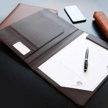 Магнитная папка-регистратор AINTEC премиум, темно-коричневая [H975..., 1 шт.