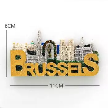 Магнитная паста для холодильника из смолы сувенир для здания туристы Пражская площадь Бутан Сантьяго Чили магниты на холодильник украшение комнаты