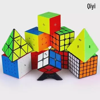 Магнитная пирамидка Qiyi M 2x2, 3x3, 4x4, 5x5, обучающая игрушка для позиционирования на магните.