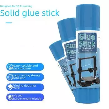 Магнитная платформа для 3D-принтера с нетоксичным клеем-карандашом PVP и матовым решетчатым стеклом 1 синий