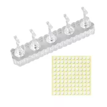 Магнитная подставка для ногтей, держатель для демонстрации искусственных ногтей, профессиональный набор для дизайна ногтей с двухсторонним скотчем, аксессуары для дизайна ногтей своими руками 1 Set