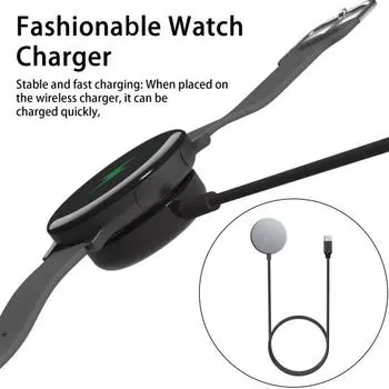 Магнитная подставка для зарядки умных часов, стабильный выход, быстрая зарядка, зарядное устройство для часов Samsung Watch 5 Pro 5 4 и 3