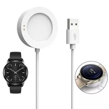 Магнитная подставка для зарядного устройства Smartwatch, док-станция, держатель для шнура, совместимый с WatchS3, кабель для быстрой зарядки, адаптер питания, базовый кабель