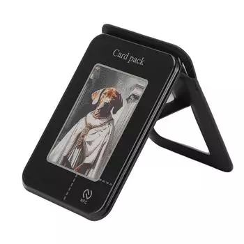 Магнитная подставка-кошелек с экраном 3,52 дюйма, NFC Ink Photo, обратная проекция, 3 режима просмотра, ячейка