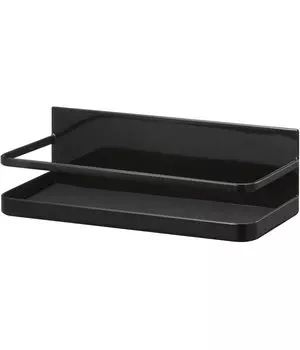 Магнитная полка для специй Yamazaki Jitsugyo, черная x D11 x Tower, стойка для приправ, кухонное хранилище 2523, прибл.. Ш24,5 В8,5 см чёрный