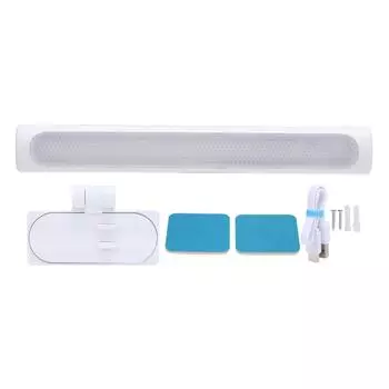 Магнитная полоса света 3 цвета с регулировкой яркости 1200 мАч батарея сенсорный датчик перезаряжаемый световой бар для кабины