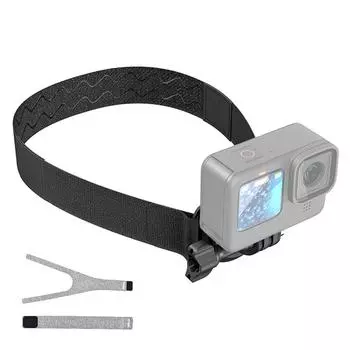 Магнитная повязка на голову STARTRC для экшн-камеры, магнитный браслет, регулируемый ремешок на голову, крепление для камеры чёрный