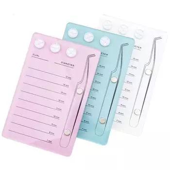 Магнитная присоска для ресниц, держатель для клея, акриловая доска, подставка для наращивания накладных ресниц белый