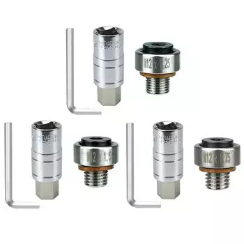 Магнитная пробка для слива масла Гайка для слива масла из нержавеющей стали M12x1.25 M12x1.5 M12x1.75 Магнитная гайка для слива масла Болт для слива масла StyleA