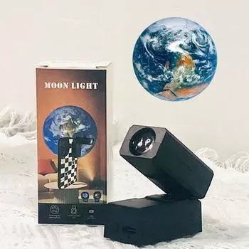 Магнитная проекционная лампа с магнитным переносным легким декоративным светильником для детской, женской, мужской комнаты