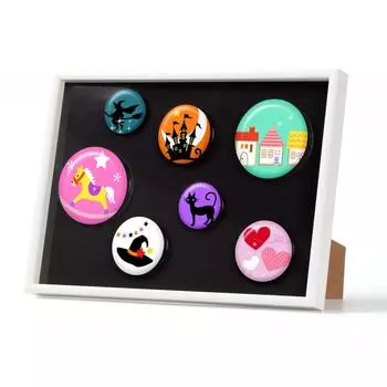 Магнитная рамка Kenko Picture Frame A4 для значков и магнитов с клейкой поверхностью 202 x 289 мм, в комплекте подставка, белая PAC-A4-WH