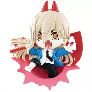 Магнитная рельефная фигурка Пятнистого человека с бензопилой Gacha Gacha Capsule Игрушечная форель! [2. Власть] (Отдельный предмет)